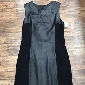 Neimen Marcux black leather dress